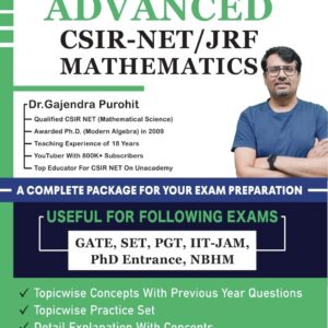 Advanced CSIR-NET/JRF/Mathematics By Dr.Gajendra Purohit