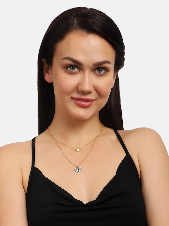 Brass Gold-Plated Layered Chain With Model