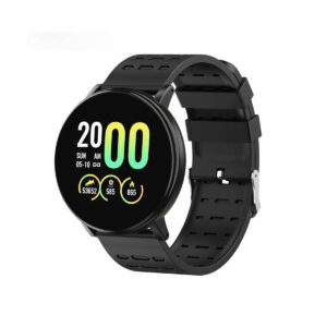 D2C Vision ID119 Smart Watch with Fitness Tracker Heart Monitor (Black)