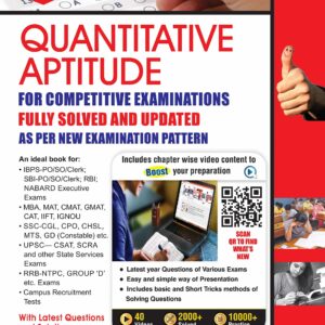 Quantitative Aptitude for Competitive Examinations  (English, Paperback, Aggarwal R. S)