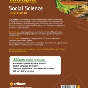 Cbse All in One Social Science Class 10  (English, Paperback, Sultan Farah)