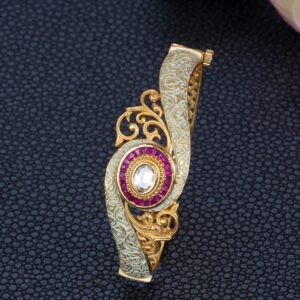Gold Plated Enamel Bracelet for Women