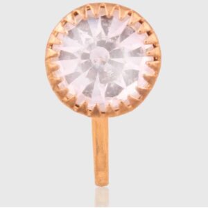 Gold Plated Delicate Nose Pin for Women