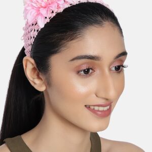 Pink Floral Design Hairband