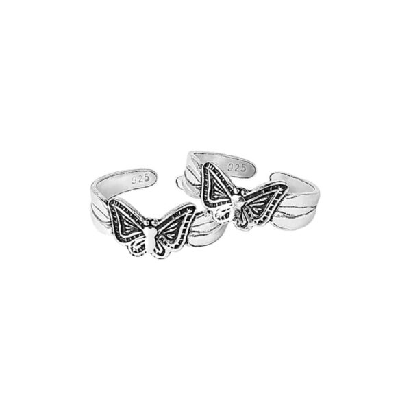 AccessHer 92.5 - 925 Sterling Silver Butterfly Adjustable