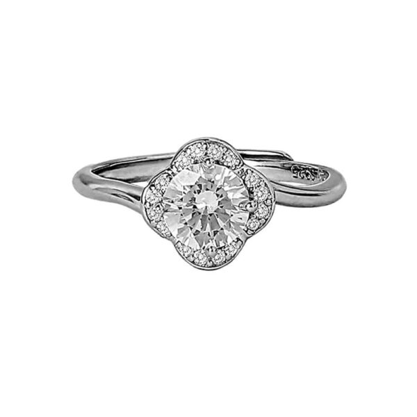 AccessHer 92.5/ 925 Sterling Silver Solitaire look