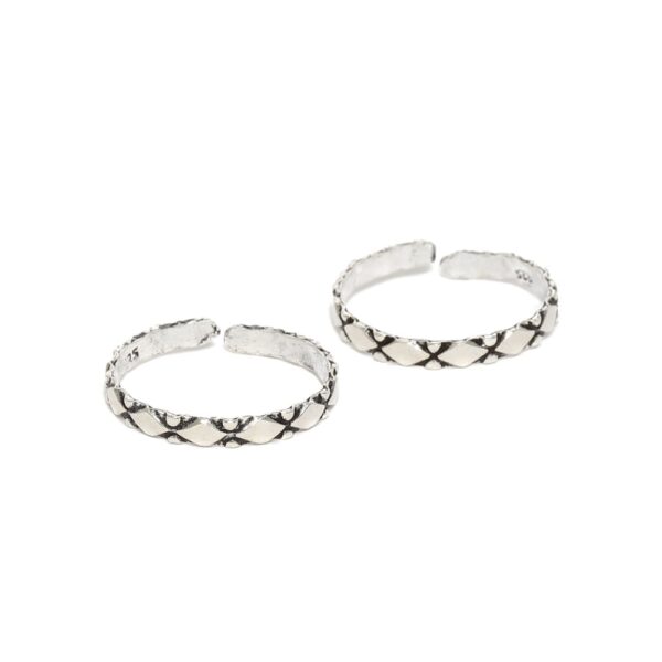 AccessHer 92.5-925 Sterling Silver Toe rings for women and