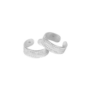 92.5 -925 Sterling Silver Tribal Quirky Dailywear Toe Rings