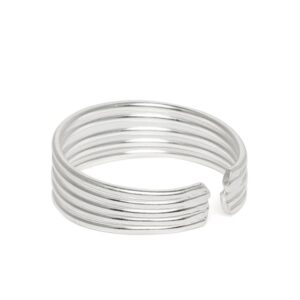 92.5 Sterling Silver Casual Wear Toe Rings for Women