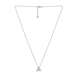 92.5 Sterling Silver Pated Chain Necklace for Women