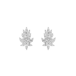92.5/925 Sterling Silver CZ stone stud earrings-ER0619HP720S