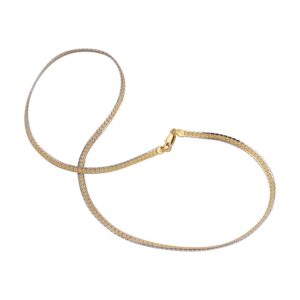 Contemporary Dual Tone Daily Wear Necklace Chain for Women
