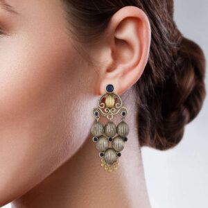 German Silver dangle earrings