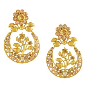 Designer gold plated Dangle earrings