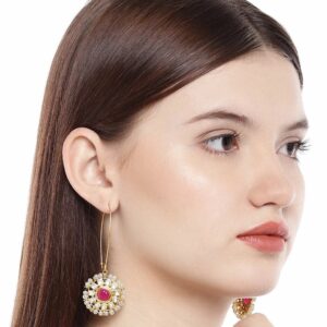 Lightweight Red Dangle Earrings