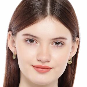 22K Gold Plated Intricate Filigree Hoops/Bali Earrings