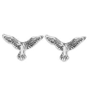 92.5/925 Sterling Silver Phoenix Bird Stud Earrings