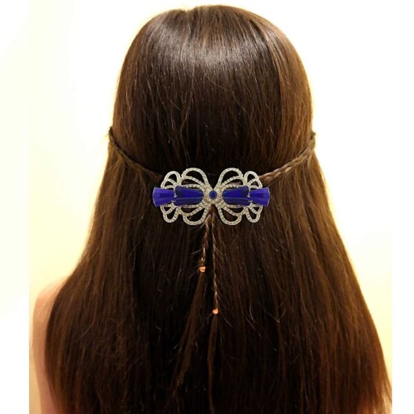 Accessher designer studded back clip hair accessories for Women-HP0117GC98CRGRB - access-her