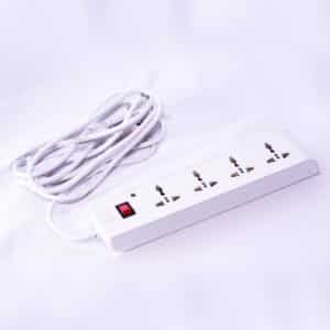 Swarg Home Multipurpose power strip Extension Board with 3.5 m wire Length (Whites)