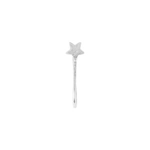 NR0619HP50S2-AccessHer 92.5-925 sterling Silver non peircing tiny star shape nose pin for womens and Girls