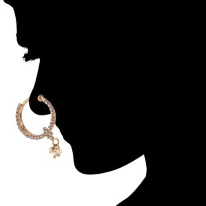 Rhinestones Studded Nose Ring for Women