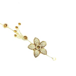 Studded hair accessory Tiara With bobby pin for women and girls