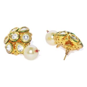 Vilandi Kundan and pearl Drop earrings