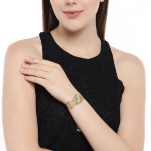 AccessHer Gold Plated Bracelet for Women and Girls.