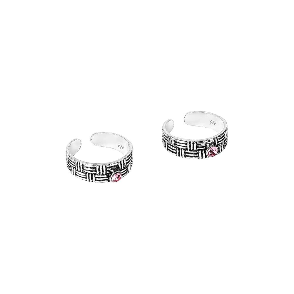 AccessHer 92.5 - 925 Sterling Silver toe rings for women and