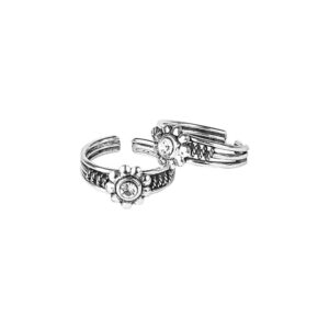 AccessHer Sterling Silver Toe rings for women and girls.
