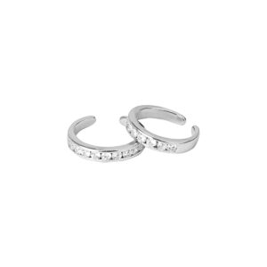 AccessHer Sterling Silver Toe rings for women