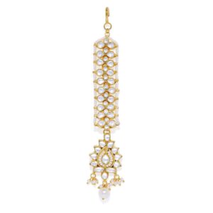 AccessHer Antique Ethnic Gold Maang Tikka for Women