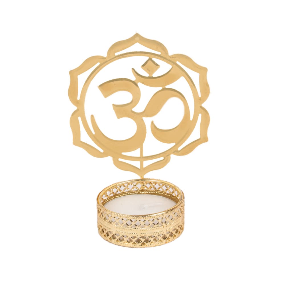 Accessher Gold Finish Metal Divine Shadow Shubh Labh Om