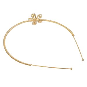 ACCESSHER Hair Band Headband Crown Tiara for Girls, Women- HB0517GC9202GFLCT