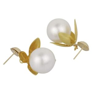 Accessher Pearl Stones Used Earrings for Women