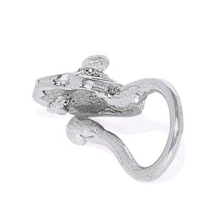 AccessHer Silver Ad Nose Pin, Clip On Nose Ring Small Nath Kundan for Women