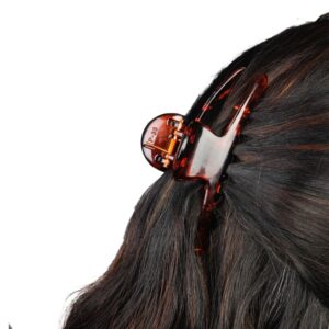 Women Red & Gold Pack Of 6 Acrylic Hair Clip