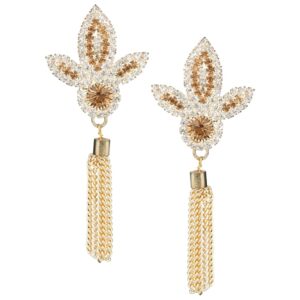 Antique Dangle Earrings with tassels for women