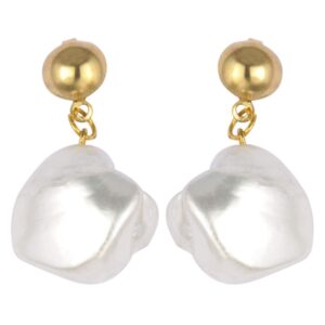 Baroque Freshwater Pearl Dangle Earrings