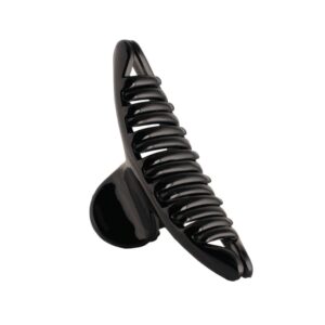 Black Colour Casual Wear Acrylic Hair Claw Clips Clutchers Pack of 3 for Women
