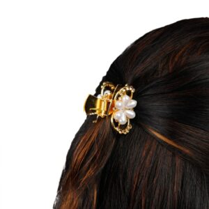 Color Cubic Zirconia Stone Butterfly Clip for Women