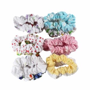 Cotton Cloth and Elastic Hair Band Hair Scrunchies for Women