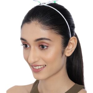 Cotton Fabric Delicate Bow Hair Band for Women