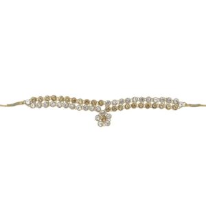 Traditional Gold Plated Cubic Zirconia Stones Used Vanki/Bajubandh/Armlet
 for Women and Girls