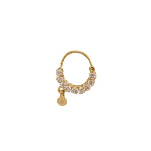 Delicate American Diamond Nose Ring for Women