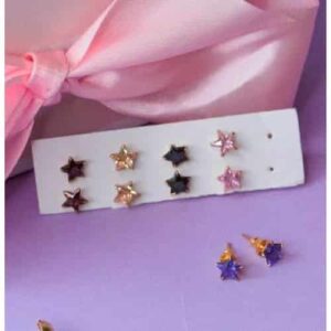 Delicate Dailywear Star Ear Studs Earrings for Women