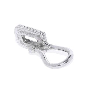 Delicate Silver Plated Studded Clip On Nose Pin for Women