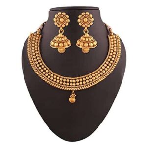 Ethnic Gold Plated Necklace Set for Women