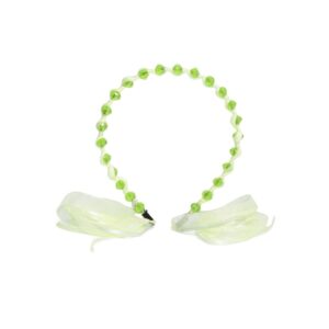Girls Beaded Hairband With Lace-HB0221RR50G