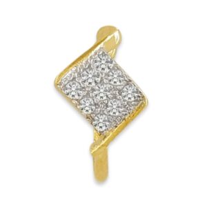 Traditional Gold Plated AD Stones Nath/Nose Pin for Women